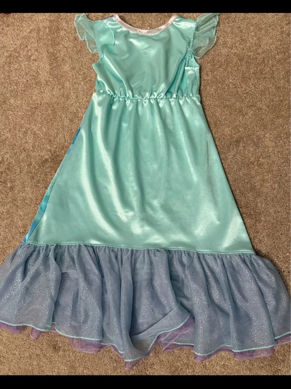 Disney Princess Ariel Nightgown Dress Size 6 - Picture 3 of 6